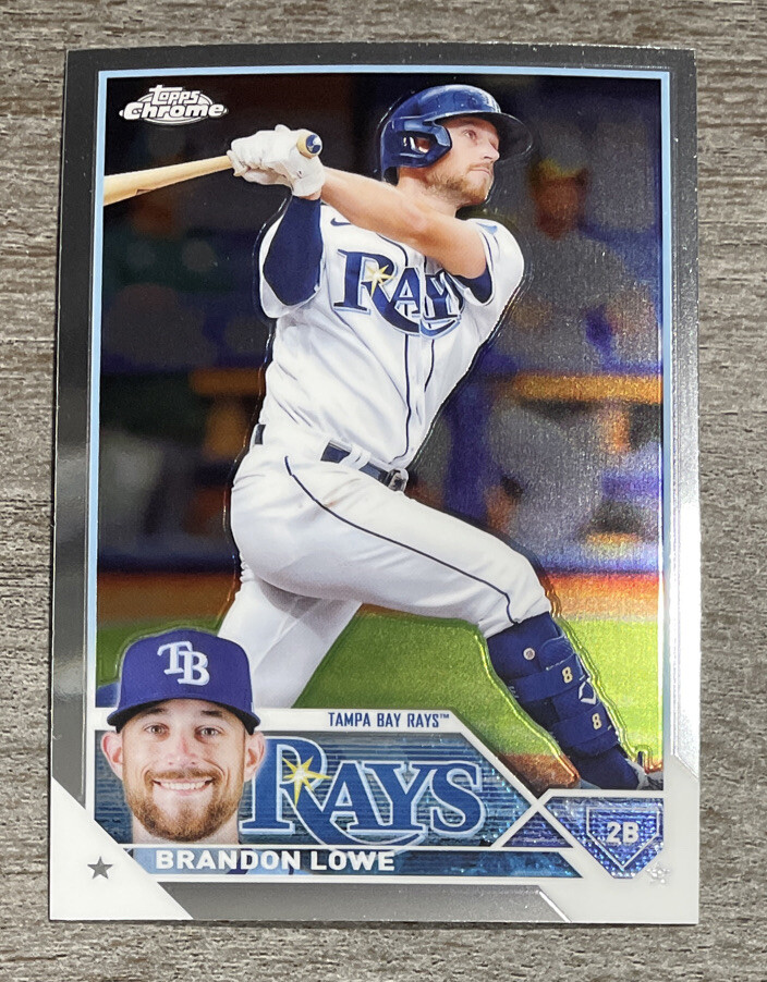 Brandon Lowe 2023 Topps Chrome Rays #208  *8639*