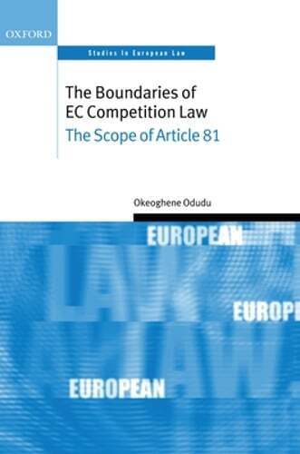 The Boundaries of EC Competition Law: The Scope of Article 81 by Odudu: Used - Afbeelding 1 van 1