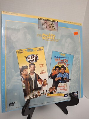 THE EGG AND I and MA AND PA KETTLE 2-Laserdisc LD SET BRAND NEW