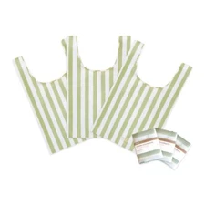 3 Pack Reusable Grocery Shopping Bag Washable Foldable Lightweight Tote Durab...