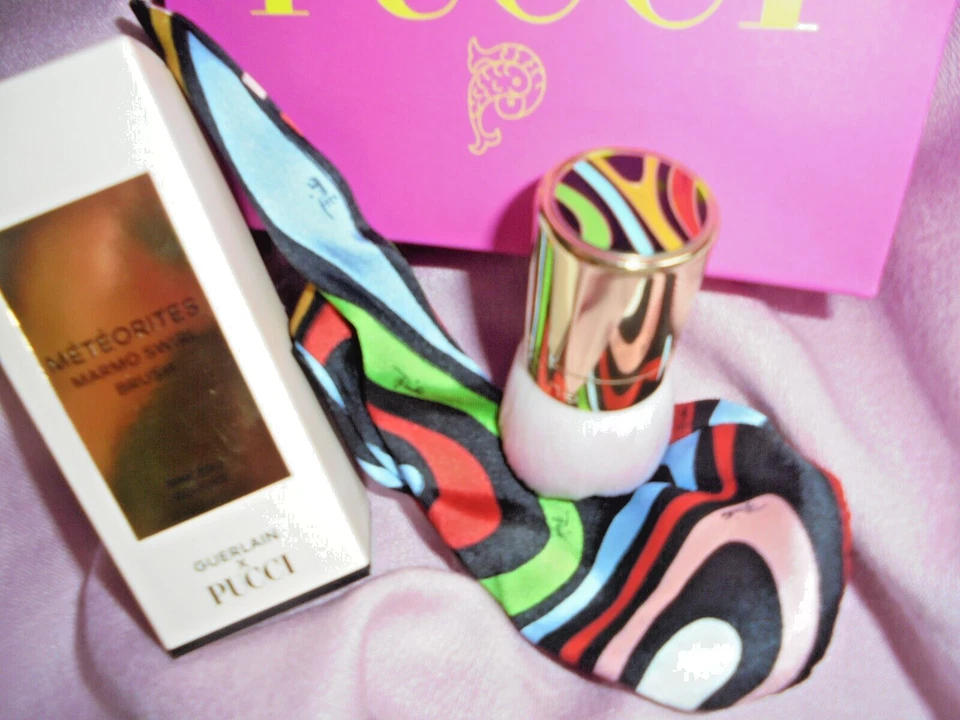 GUERLAIN PARIS LIMITIERTE EDITION MÉTÉORITES MARMO SWIRL BRUSH PUDERPINSEL Neu - Bild 4 von 4