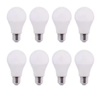 LED Light Bulb Daylight 5000K 100-Watt Equivalent A19 Non-Dimmable (8-Pack)