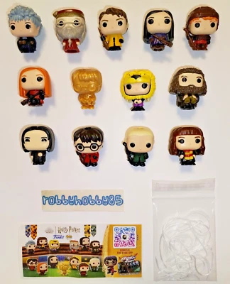 SERIE COMPLETA HARRY POTTER QUIDDITCH FUNKO POP 13 PERSONAGGI KINDER JOY 2024
