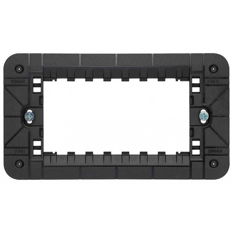 Vimar Linea Supporto 4 moduli per scatole rettangolari 30614
