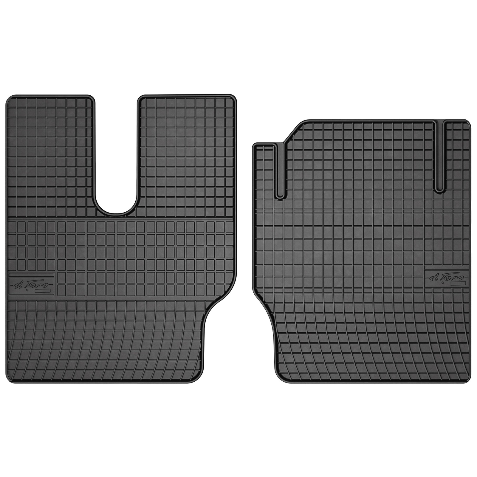 Tapis de sol Frogum El Toro en caoutchouc noir pour camion MAN F2000