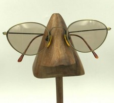 Vintage Wired 916 Gold Metal Oval Sunglasses FRAMES ONLY