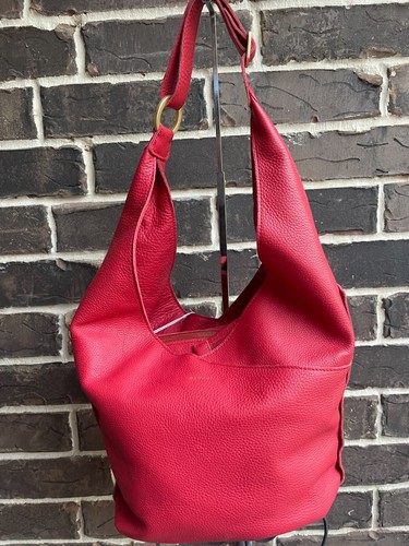 NWT $575 Hammitt Tom Shoulder Tote Hobo Bag Poppy Red