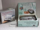 NEW SPA ESSENTIALS BATTERY OPERATED MANICURE & PEDICURE KIT W/ NAIL DRYER
