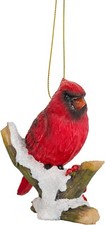 Cardinal Bird Christmas Tree Memorial Ornaments