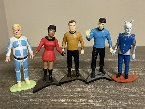 Star Trek Figures Lot (5) - Par Pic 1991 Hamilton