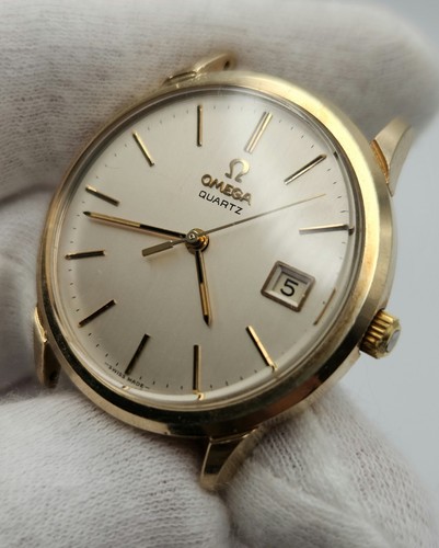 Reloj Omega Hombre Cuarzo Tono Dorado Hecho en Suiza - PARA REPUESTOS/REPARACIÓN - Imagen 11 de 21
