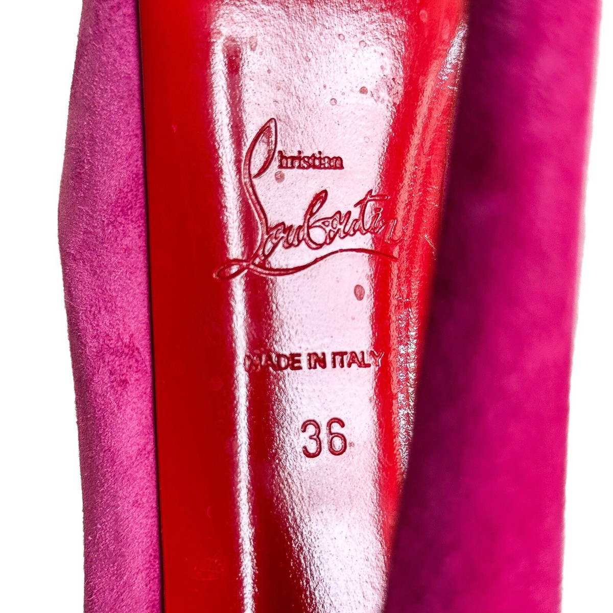 Christian Louboutin Damskie rozm. 36 US 6 Żonkile 160 Różowe Christian Louboutin Damskie rozm. 36 US 6 Żonkile 160 Różowe