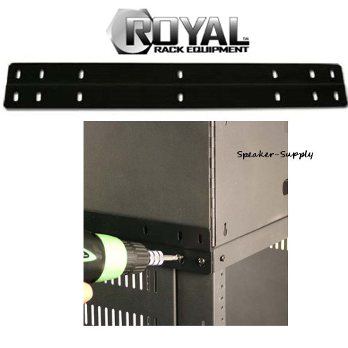 Royal Racks Paar Rack Stax Stack AV Rack Stapelplatte schwarz Adapter ROY1232 - Bild 1 von 1