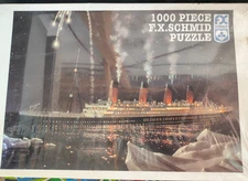 TITANIC Puzzle Vintage 1996 NEW Sealed Schmid 26.5” x 17.25” 1000 Piece Jigsaw