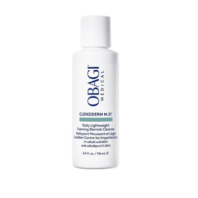 Obagi Clenziderm Daily Lightweight Foaming Blemish Cleanser 4oz Brand New