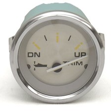 Teleflex Boat Trim Gauge 781478PMFB | Gold Sterling Mercury 2 Inch