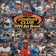 1991 Stadium Club Baseball Cards Set Break You Pick Choose Your Card SHIPS FREE