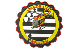 ECUSSON COLLECTION PVC POMPIERS / SECURITE CIVILE HELICOPTERE BREIZH