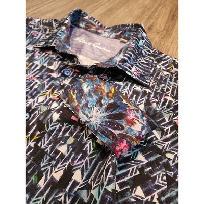 Robert Graham 'Bates' Mens 3XL Classic Fit Geometric Aztec Button Down Shirt NWT