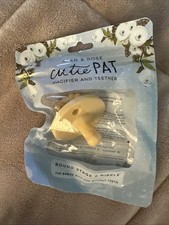 Ryan & Rose Cutie Pat Pacifier And Teether Round Stage 2, Dandy, New In Package