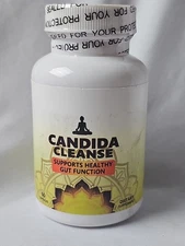 Pure Peak Candida Cleanse - Gut & Colon Support 60 Capsules - 11/26