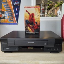 Toshiba W412 4-Head VCR Video Cassette Recorder Player VHS Tested Working