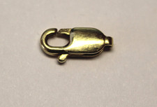 10mm 14k Solid Yellow Gold Lobster Claw Necklace Bracelet Clasp New