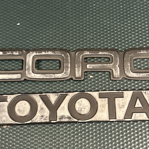 1983-90 Toyota Corolla Trunk Hatch Emblem Badge Logo Nameplate Lot - Picture 3 of 10