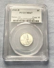 1943 D LINCOLN CENT PCGS MS 67