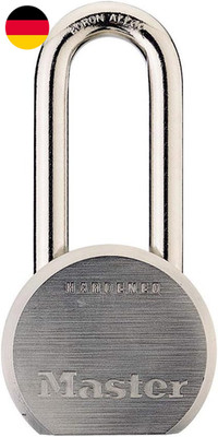 Master Lock 930DLHPF Vorhängeschloss Mit Schlüssel, Gehärteter Stahl
