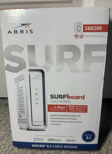 ARRIS SURFboard SB8200 DOCSIS 3.1 10 Gbps Cable Modem