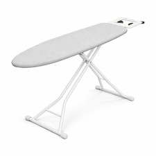 Foldable Ironing Board – Adjustable Height, Sturdy Steel Legs(WHITE)