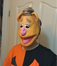 Fozzy Bear Halloween Latex Erwachsene Maske SIEHE Fotos und Beschreibung Muppets Studio