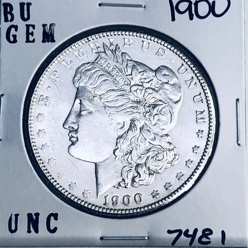 1900 BU GEM MORGAN SILVER DOLLAR UNC MS+++ U.S. MINT RARE COIN 7481