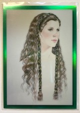 2022 Star wars Galaxy Green Refractor Leia Organa 79/99