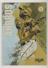 2019 Topps Fire Gold Minted Elvis Andrus #135 09wc