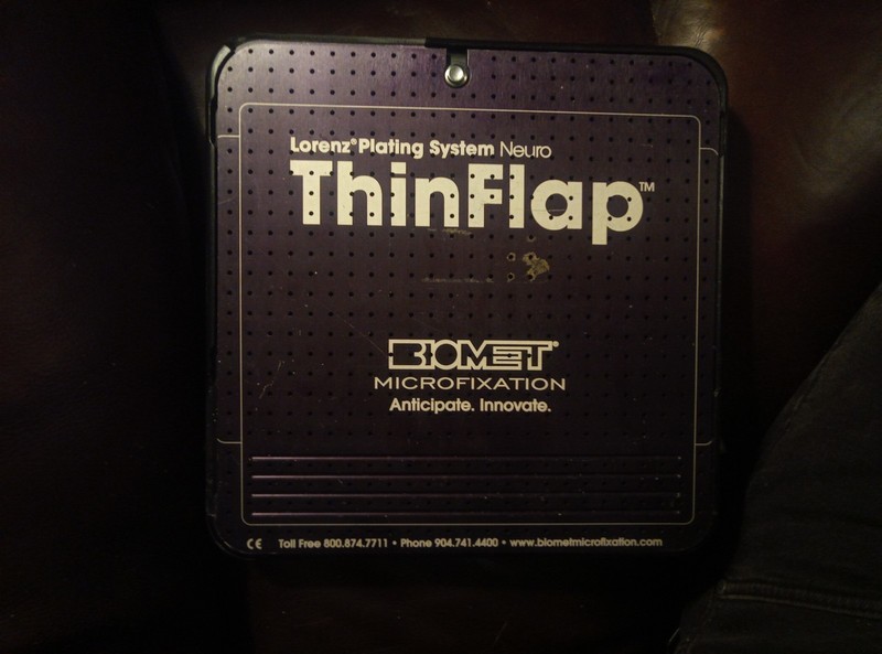 Biomet 19-1000 Lorenz ThinFlap Neuro Plating System Set