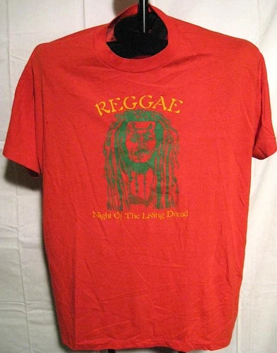 80s Night of the Living Dread T Shirt Single Stitch Spor 1980s vintage concert t-shirt, vintage, single stitch, B+ condition