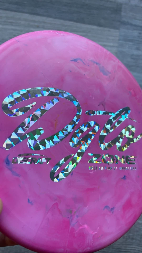 Discraft Disc Golf Jawbreaker Zone DGLO Special Edition Pink Discgolf NEW - Image 3 of 4