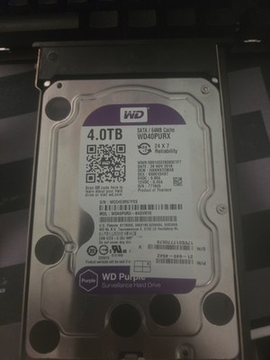 WD Purple 4.0TB 5400RPM 64MBB HdD