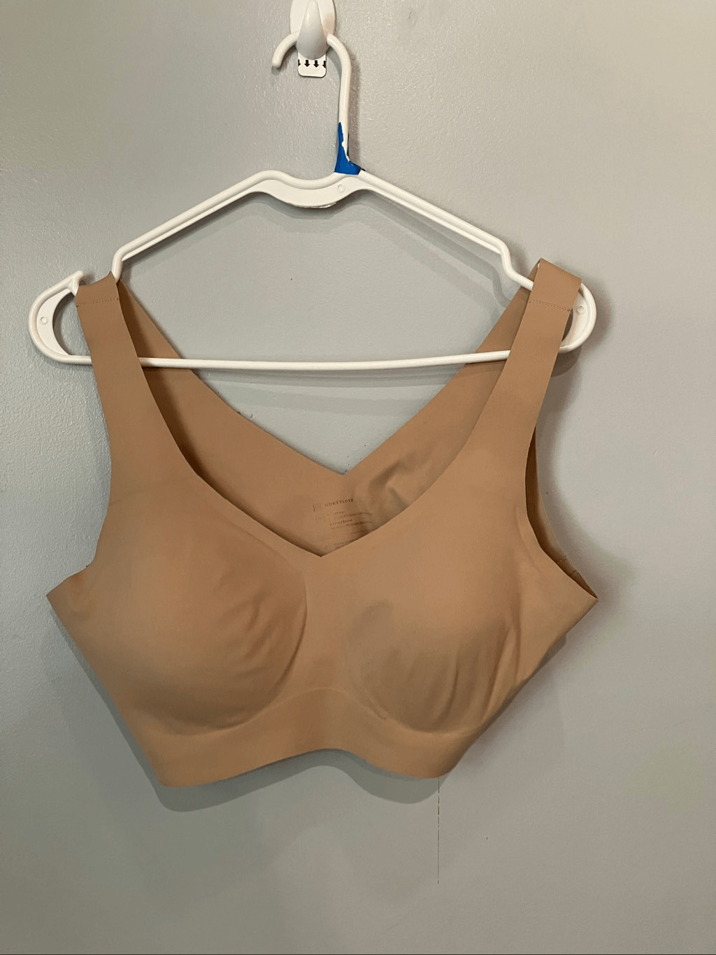 Honeylove V-neck Wireless Bra Nude Comfortable Smoothing Size XL #768