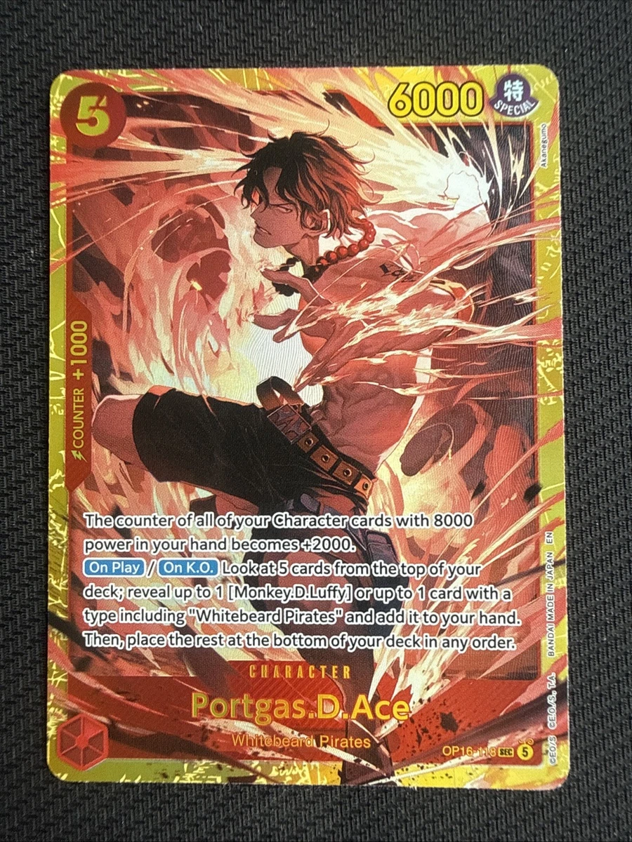 25+ Portgas.D.Ace OP16-118 The Time of Battle for sale | Updated