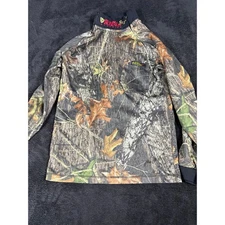 Scent Blocker Womens Hunting Pullover Camo Long Sleeve Shirt Size 9