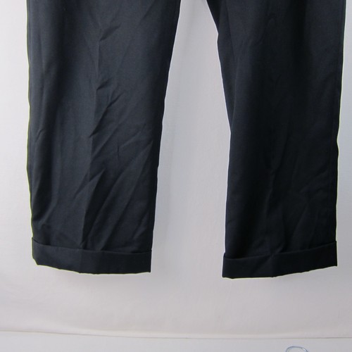 Jos A Bank 34R 34x30 Black Executive 100% Wool Cuffed Mens Dress Pants Sginature - Picture 3 of 14