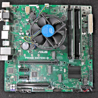 ASUS PRIME Q370M C Motherboard w LGA1151 i7 8700 8 GB 2x4 NO OS LOT B