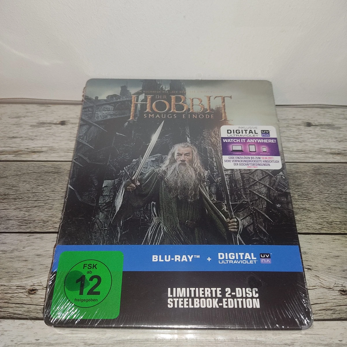 El Hobbit: La desolación de Smaug STEELBOOK [Blu-ray] - NUEVO