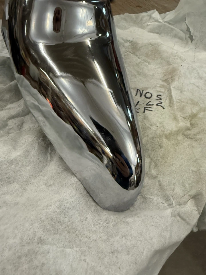 NOS 1961 1962 Ford Galaxie RH Front Bumper Guard - Image 2 of 4