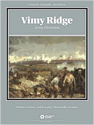 Decision Games Vimy Ridge Arras Diversion Folio Game Series DCG 1627
