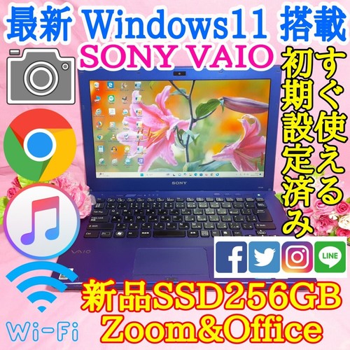 Finest product/Small and lightweight SONY/VAIO/Rare blue/Equipped Core-i3