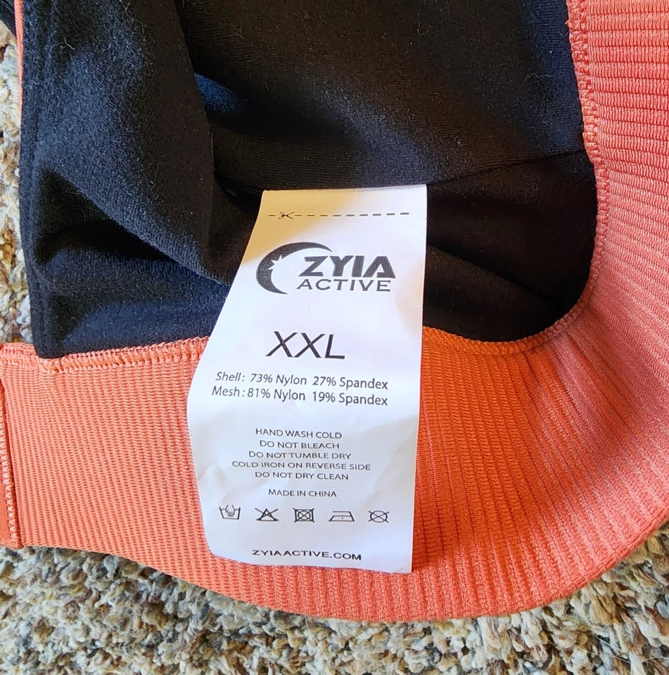 Sujetador deportivo Ziya talla XXL espalda deportiva cierre ajustable COBERTURA COMPLETA Foto 4 de 4